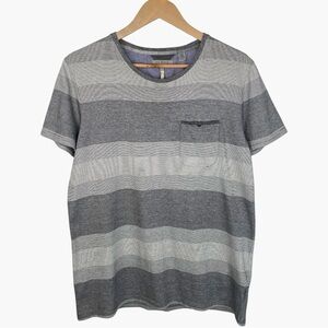 TED BAKER LONDON Striped T-shirt - Gray - Size L